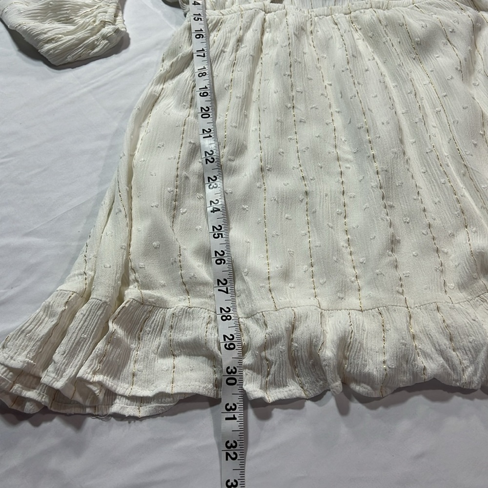 Surf Gypsy white/ivory dress size M - Picture 7 of 9